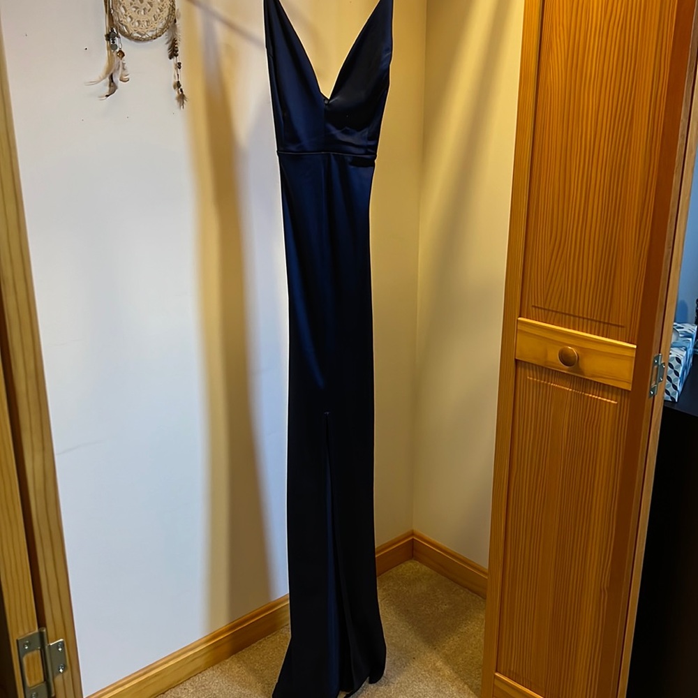 Formal Navy Blue Dress